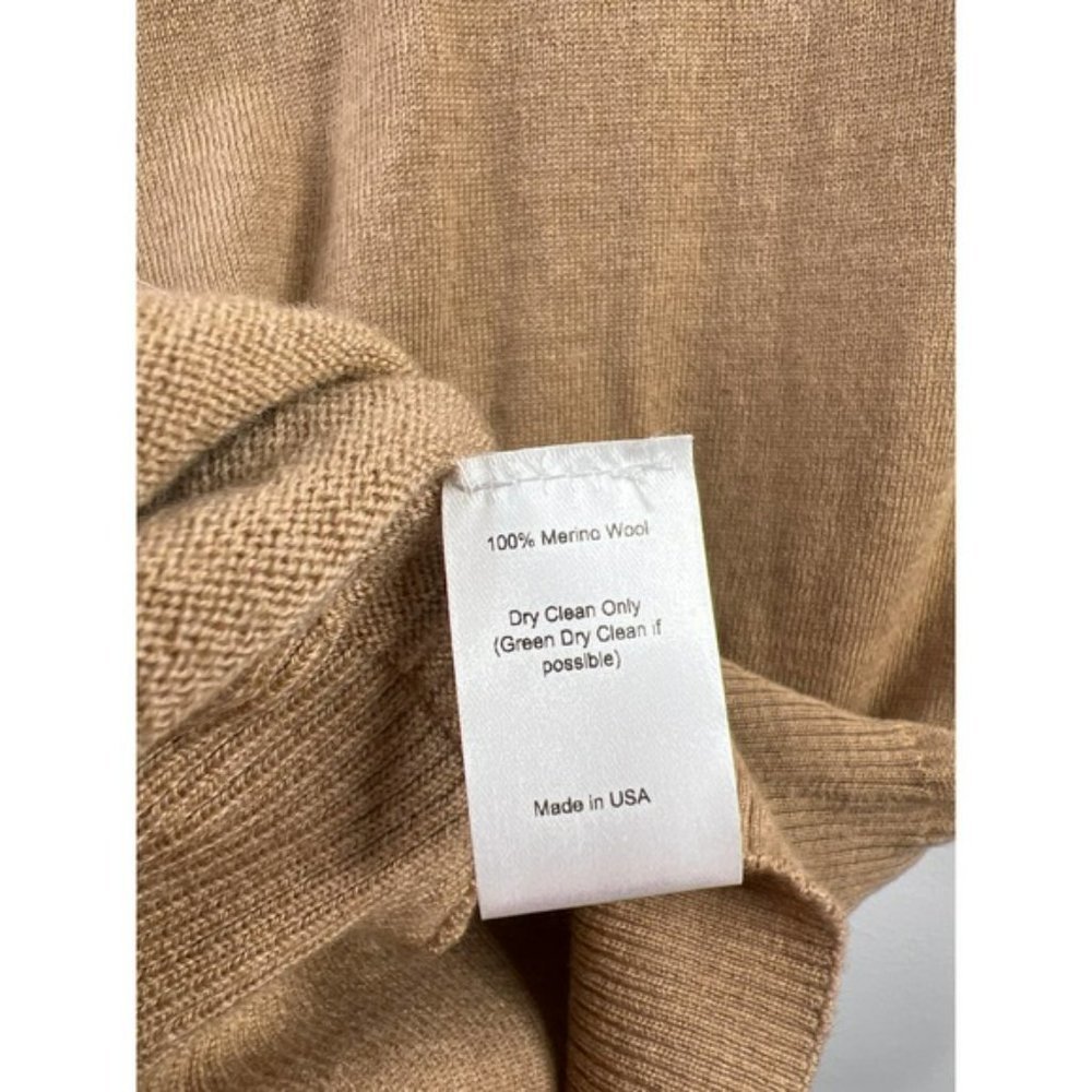 St. Roche Sierra Padded Shoulder Women's Sweater Camel Size: Medium NWOT - Picture 7 of 10